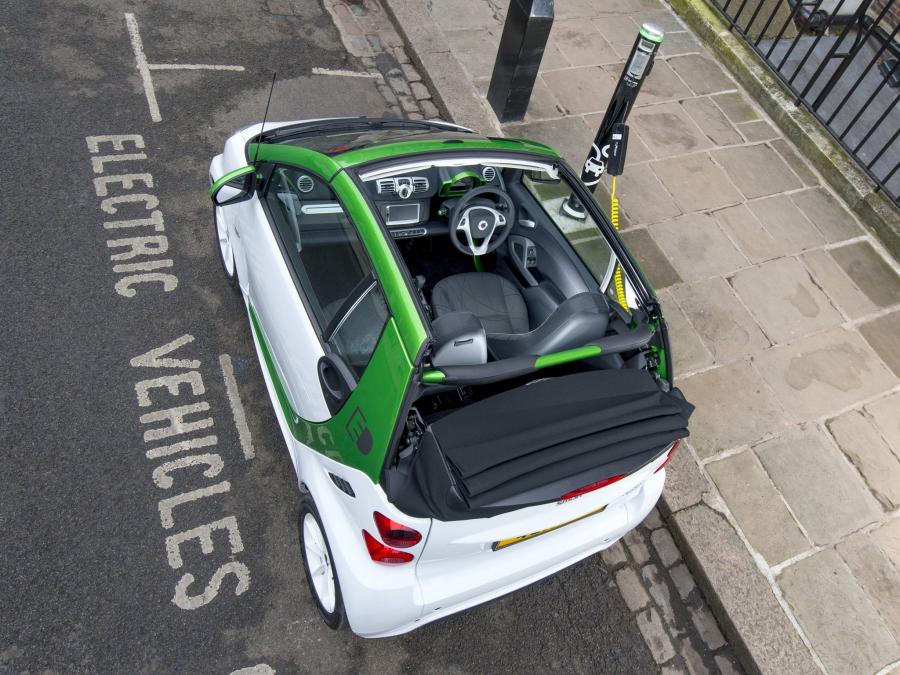  Smart ForTwo Electric Drive Cabrio 2012 года  (UK) (фото 7 из 8)